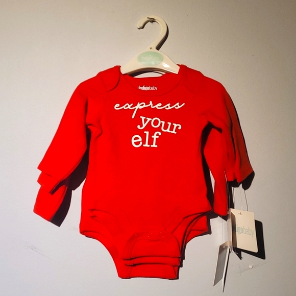 Indigo Baby Christmas onesie - Picture 2 of 4